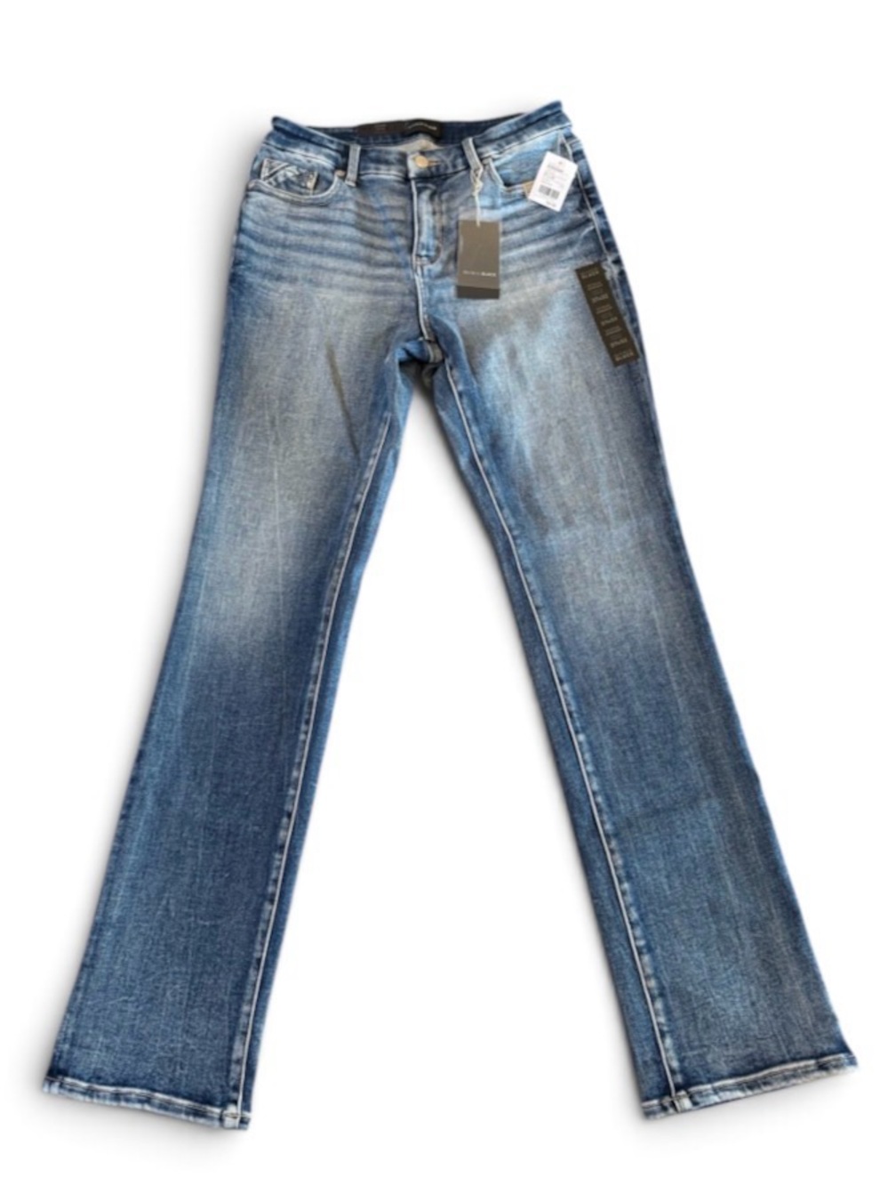 Buckle Black Fit No. 85 Straight Jeans 27x32 High Rise Curvy Stretch NWT